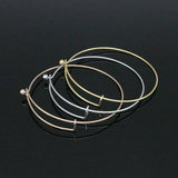 3Pcs Set Simplicity Cuff Bangle Stainless Steel Bracelet Women