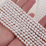 4-5mm Natural Freshwater Pearl Rice Pearl DIY Necklace Jewelry Material