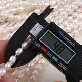 4-5mm Natural Freshwater Pearl Rice Pearl DIY Necklace Jewelry Material