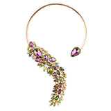 Crystal Choker Necklace for Women Evening Party