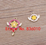 40 pcs Japanese Cartoon Alloy Charms DIY Jewelry Making AG-203