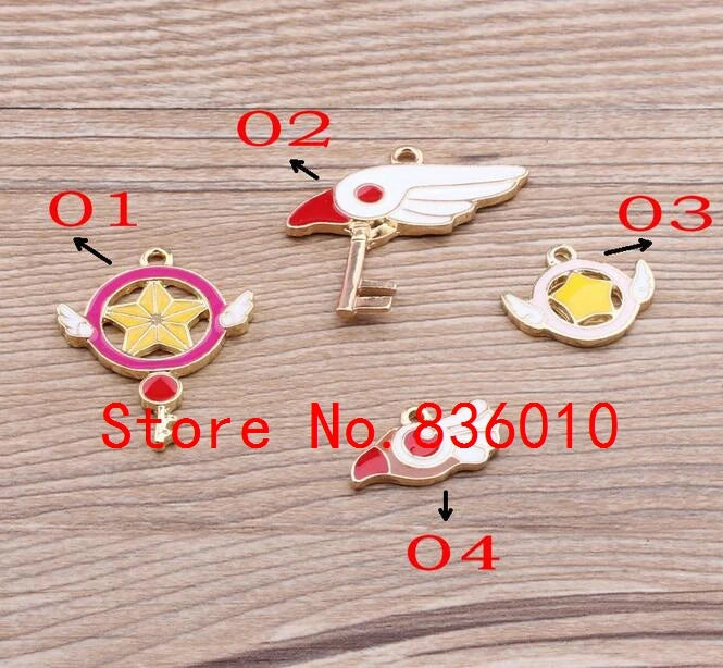 40 pcs Japanese Cartoon Alloy Charms DIY Jewelry Making AG-203
