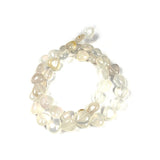 40pcs Natural Stone Heart-shaped Beads for DIY Jewellery Necklace, 10x10mm