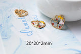 40pcs Cartoon Rabbits/Girls Core Decoration Charms DIY Jewelry Making
