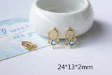 40pcs Cartoon Rabbits/Girls Core Decoration Charms DIY Jewelry Making