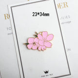 40pcs Enamel Alloy Drop Oil Cartoon Charms DIY Jewelry Accessory