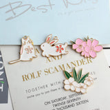 40pcs Enamel Alloy Drop Oil Cartoon Charms DIY Jewelry Accessory