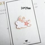 40pcs Enamel Alloy Drop Oil Cartoon Charms DIY Jewelry Accessory