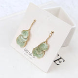 40pcs Petal Shape Alloy Earrings Charms DIY Jewelry Pendants