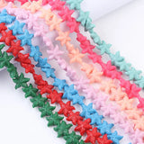 40pcs 11mm*5mm Colored Starfish Spacer Seed Beads Charms for DIY Jewelry Making