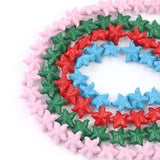 40pcs 11mm*5mm Colored Starfish Spacer Seed Beads Charms for DIY Jewelry Making