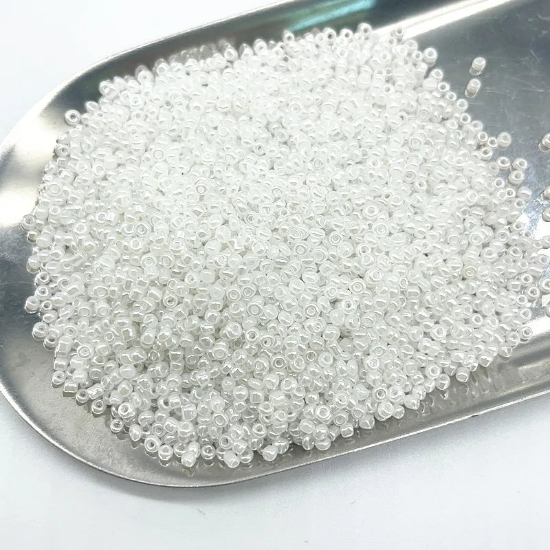 450g/bag Cream Charm Czech Glass Seed Beads for Jewelry Making