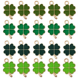 48pcs/lot Mixed Enamel Clover Charms Pendant DIY Jewelry Making Accessories