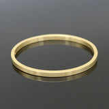 Stainless Steel Round Bangles & Bracelets Gold/Steel Charm Bracelet Women