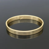 Stainless Steel Round Bangles & Bracelets Gold/Steel Charm Bracelet Women