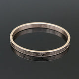 Stainless Steel Love Heart Bangles Bracelets - Women Party Gift