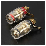 4Pc Amplifier Speaker Terminal Binding Post 4mm Banana Plug