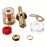 4Pc Amplifier Speaker Terminal Binding Post 4mm Banana Plug