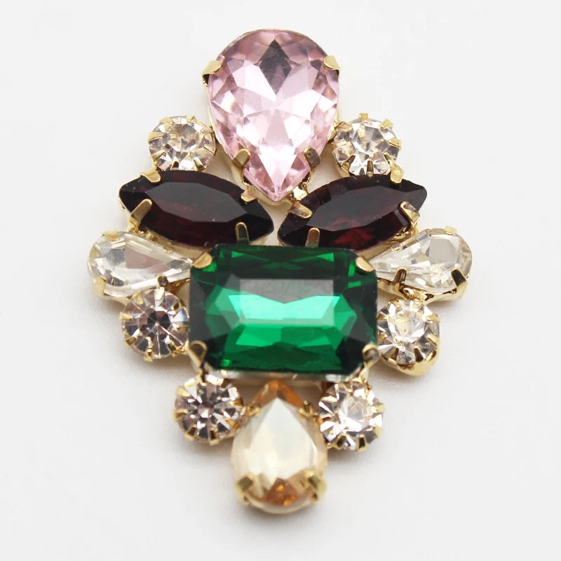 Flat Bottom Crystal Diamond Clothing Hair Accessories DIY Craft Components