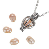 Natural Pearls Pearl of Love Wish Pendant Necklace Charm Necklace Women Jewelry