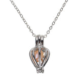 Natural Pearls Pearl of Love Wish Pendant Necklace Charm Necklace Women Jewelry