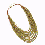 Retro Personality Bohemian Multi-Layer Beads Necklace Jewelry