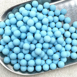 8mm Round Matte Acrylic Beads for DIY Crafts - 50-200pcs