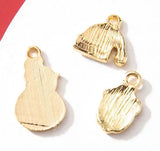 50 Pcs Christmas Santa Claus DIY Charm Pendants for Jewelry Making