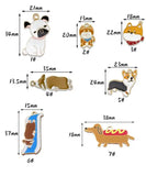 50 Dog Pendants Charms for Jewelry Making DIY Accessories