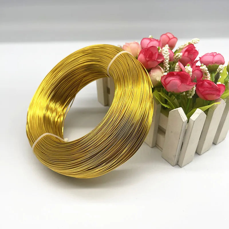 500g 0.8mm-3.0mm Aluminum Wire Jewelry Findings
