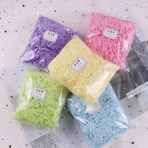 Colorful Crinkle Lafite Paper Raffia Filler for DIY Wedding