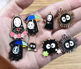 50pcs Japanese Sea Urchin Metal Charm Pendants for DIY Jewelry Making