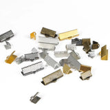 50pcs Cord Crimp Buckle Fastener Clasps DIY Jewelry Making