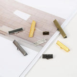 50pcs Cord Crimp Buckle Fastener Clasps DIY Jewelry Making