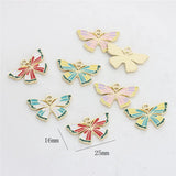 50pcs Butterfly Alloy Charms for DIY Jewelry