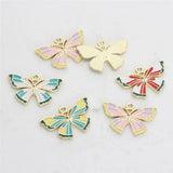 50pcs Butterfly Alloy Charms for DIY Jewelry