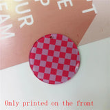 50pcs/lot Geometric Lattice Acrylic Beads for DIY Jewelry Earring