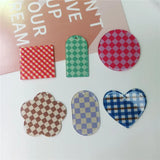 50pcs/lot Geometric Lattice Acrylic Beads for DIY Jewelry Earring