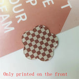 50pcs/lot Geometric Lattice Acrylic Beads for DIY Jewelry Earring