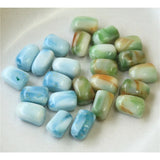 50pcs Resin Straight Hole Beads DIY Jewelry Earring/Bracelet Accessory