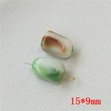 50pcs Resin Straight Hole Beads DIY Jewelry Earring/Bracelet Accessory