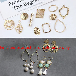 50pcs Alloy Floating Locket Charms DIY Jewelry Earring/Bracelet Pendants