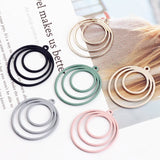 50pcs Alloy Spray Paint Earrings for DIY Jewelry Charms Pendants
