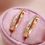 Zircon Women Clip Earrings Natural Zircon Drop Earrings