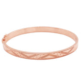 14k Rose Geometric Charm Bracelet for Women
