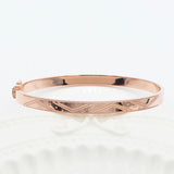 14k Rose Geometric Charm Bracelet for Women