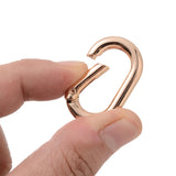 5Pcs 25X12mm Metal Oval Rectangular Spring Ring Luggage Accessories