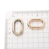 5Pcs 25X12mm Metal Oval Rectangular Spring Ring Luggage Accessories