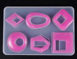 6 Pendant Silicone Mold Resin Epoxy Resin Molds