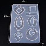 6 Pendant Silicone Mold Resin Epoxy Resin Molds